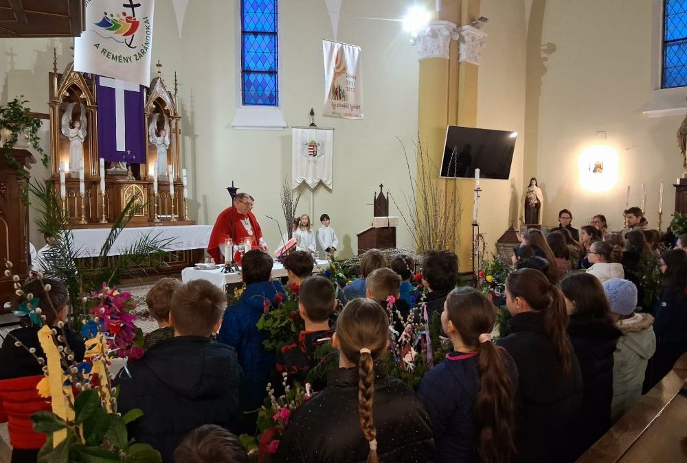 Virágvasárnapi szentmise