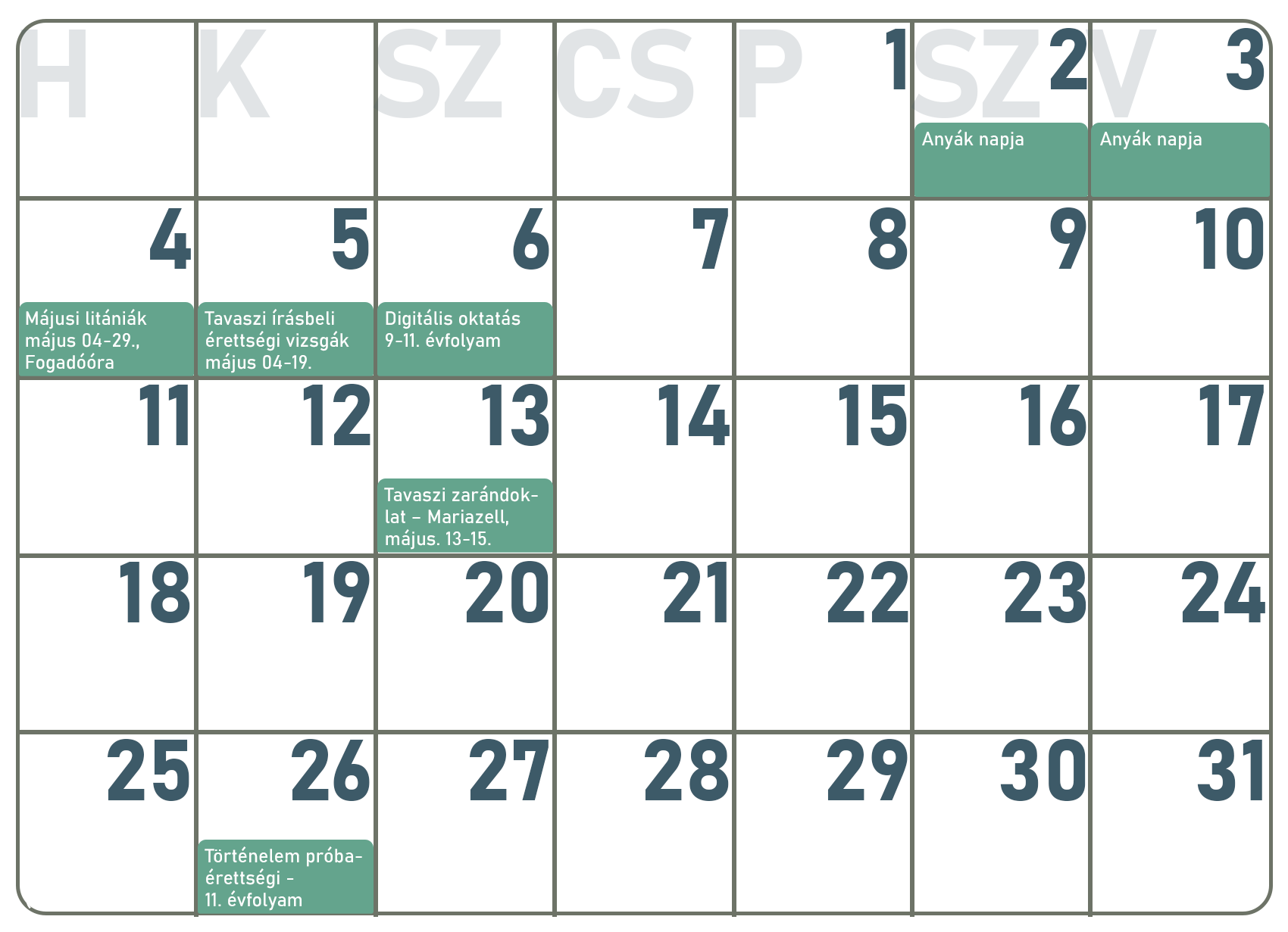 programnaptár 2026 január