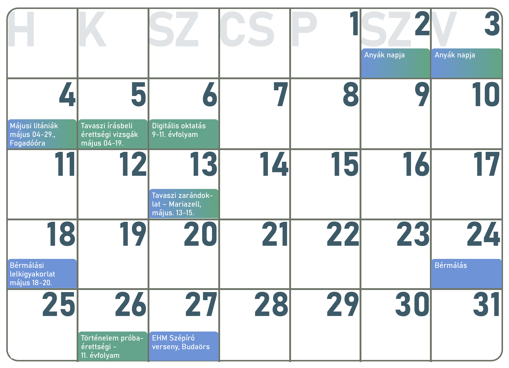 programnaptár 2026 január