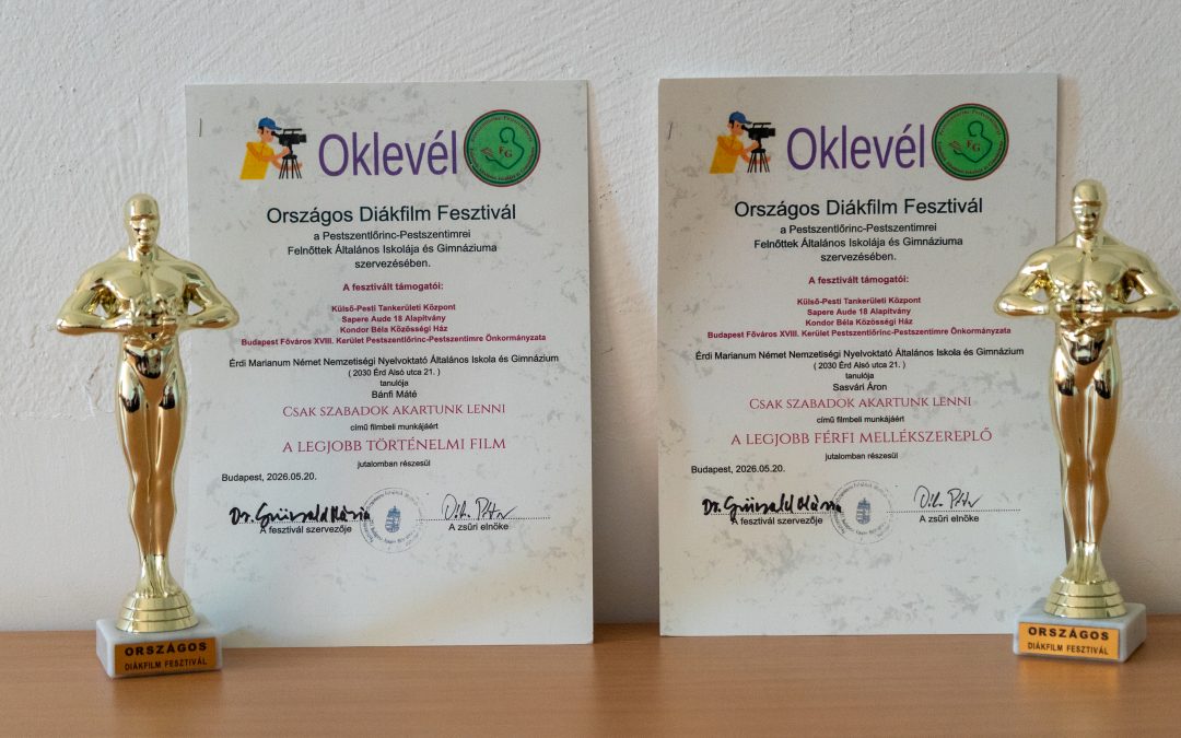 Országos Diákfilm Fesztivál –  „Csak szabadok akartunk lenni”