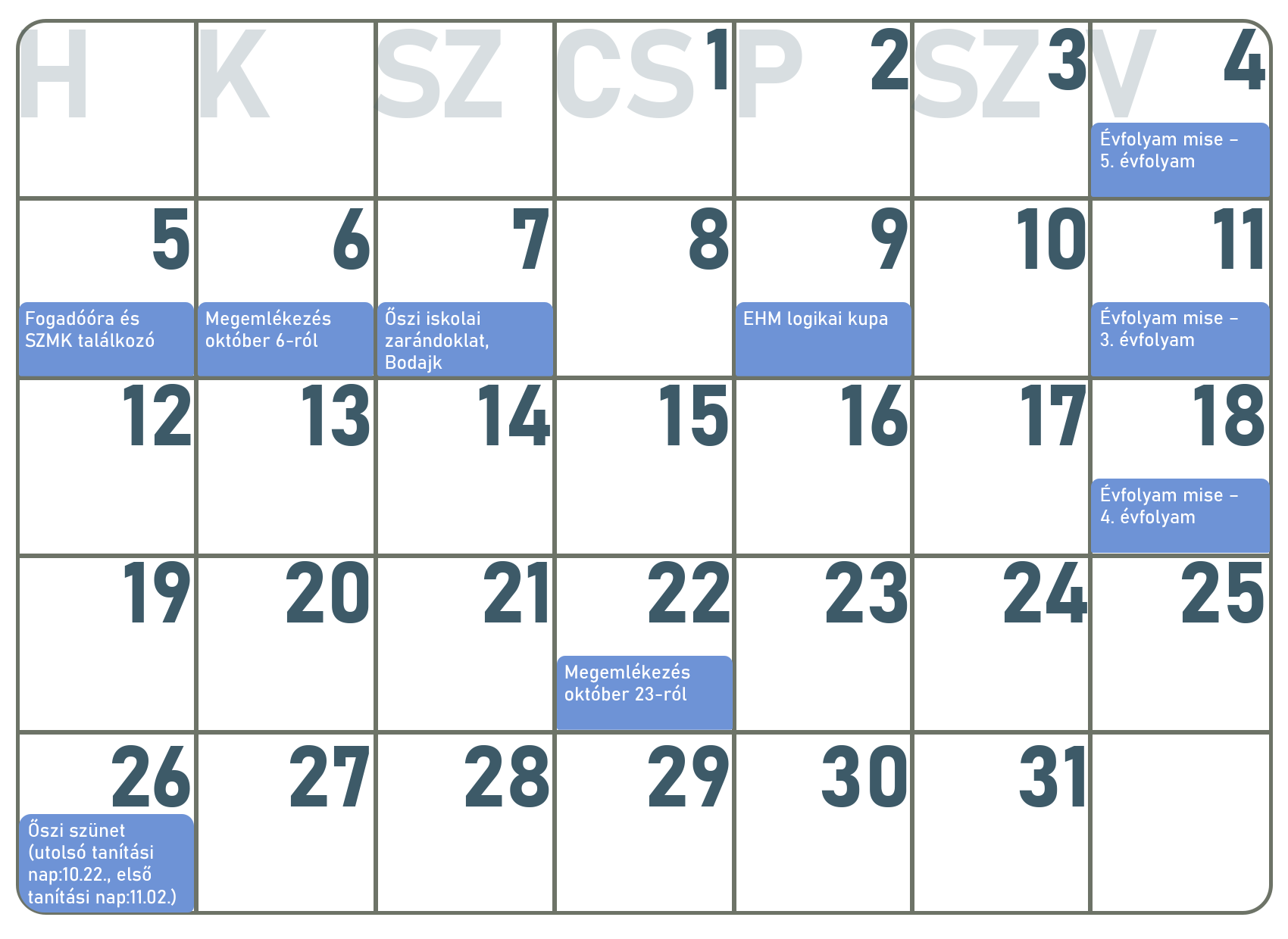 programnaptár 2026 január
